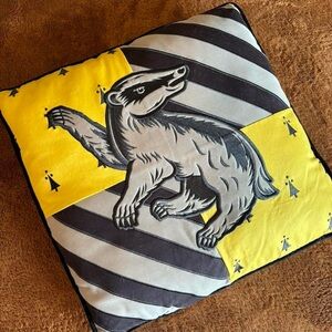 Hufflepuff Badger Pillow